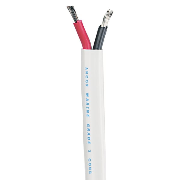 Standard Duplex Cable - Flat 18/2 AWG - 2 x 0.8mm² Red/Blac